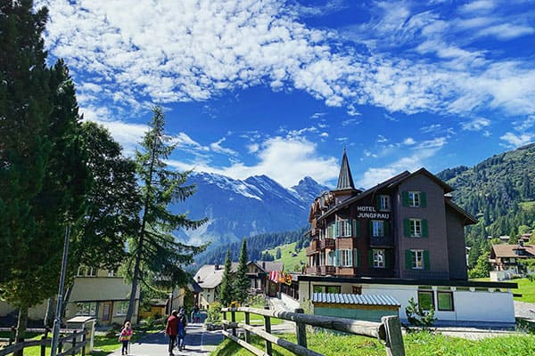 Lauterbrunnen Hotel View