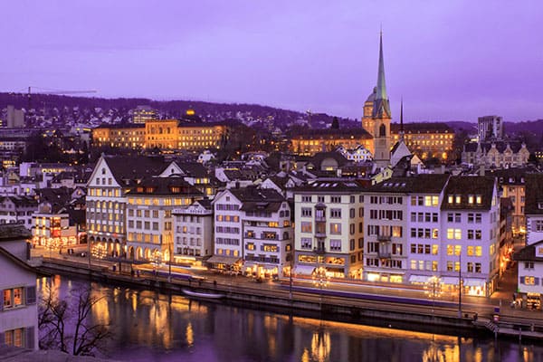 Zurich Zurich Night View